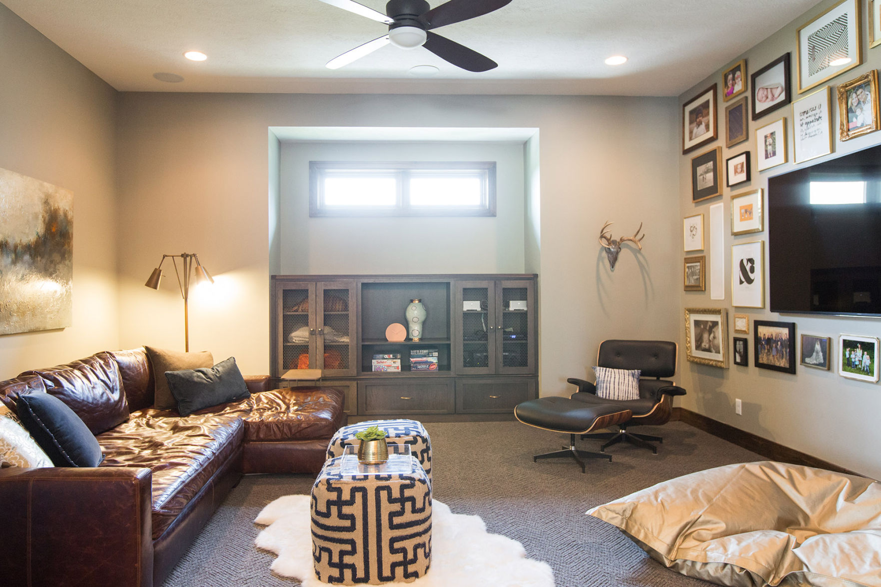 Contemporary family room